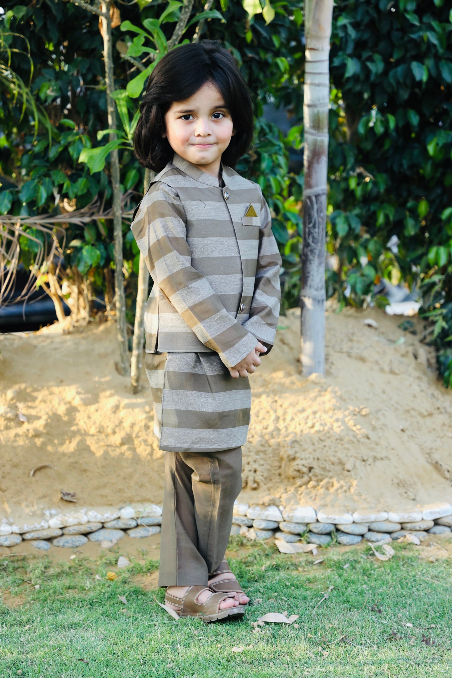 Smoke Grey Waistcoat Suit AHW 020