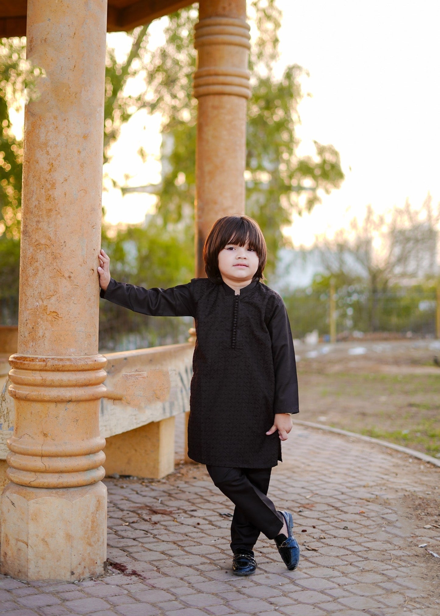 Dark Brown chicken Kurta Trouser - KE 002