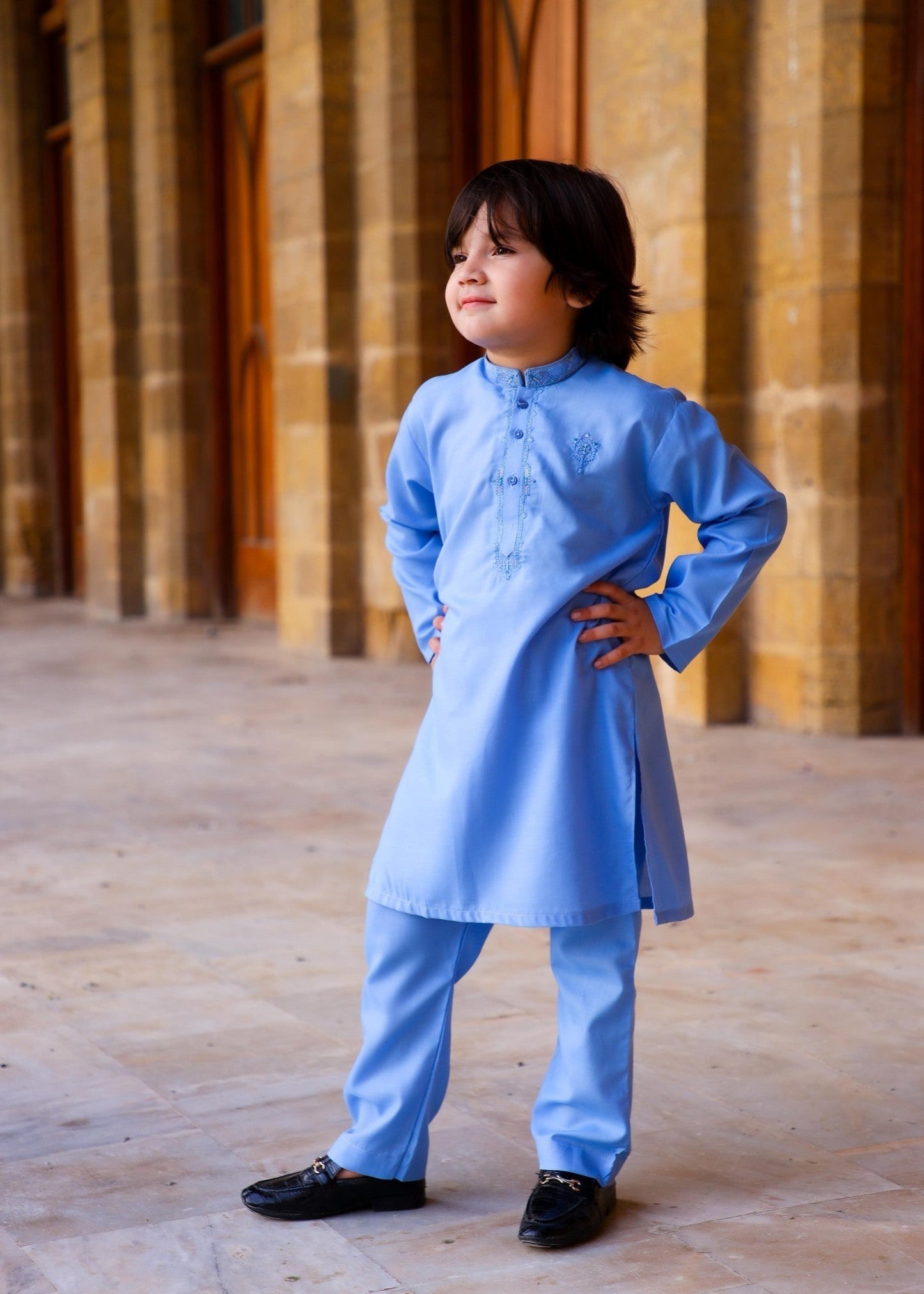 Blue Lagoon Kurta Trouser - KE 023