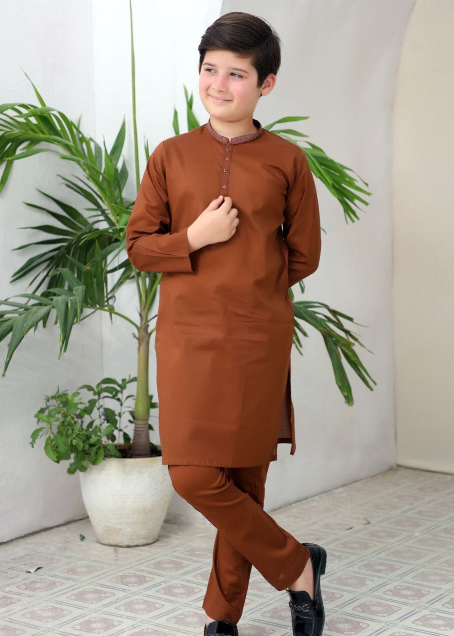 Brown Kurta Trouser KT 101