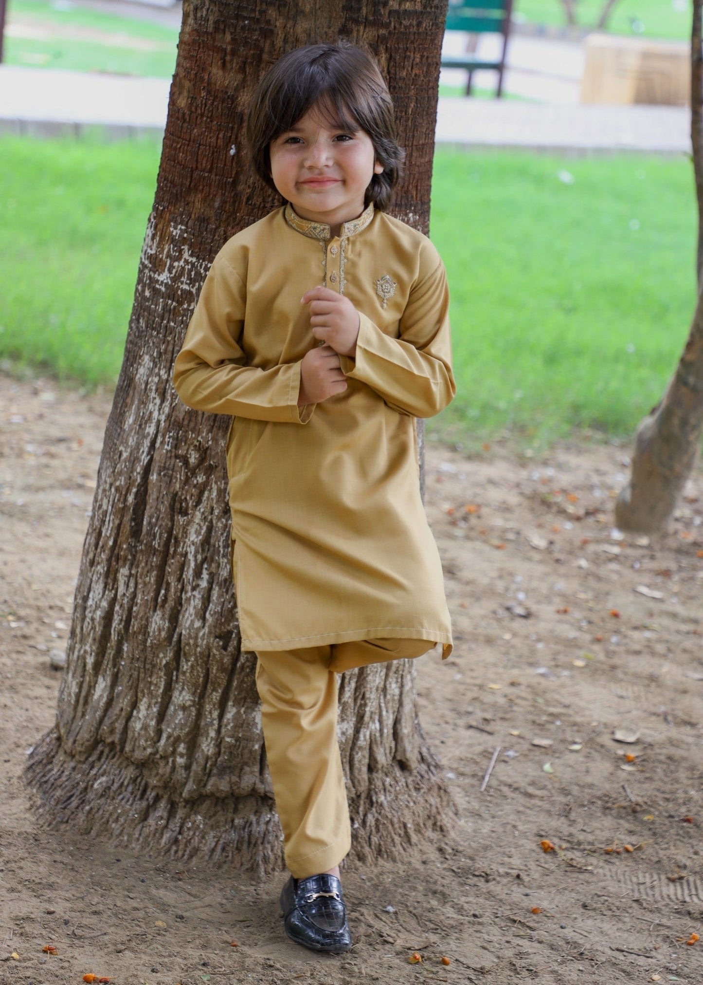 Mustard Kurta Trouser - KE 026