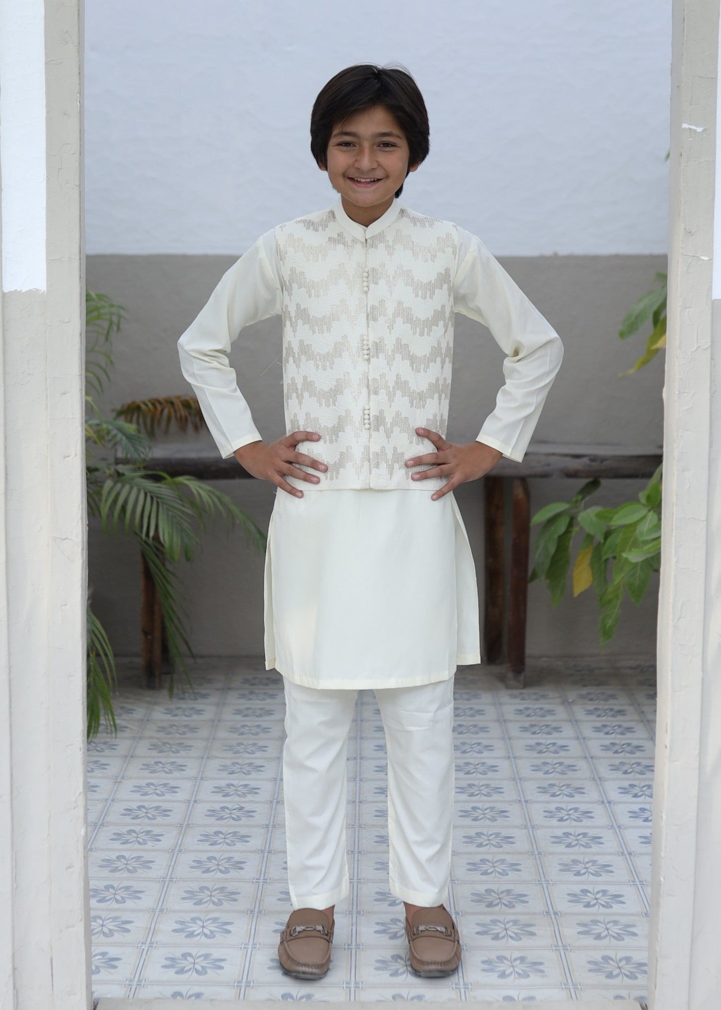 Seashell Waistcoat Suit KC 072
