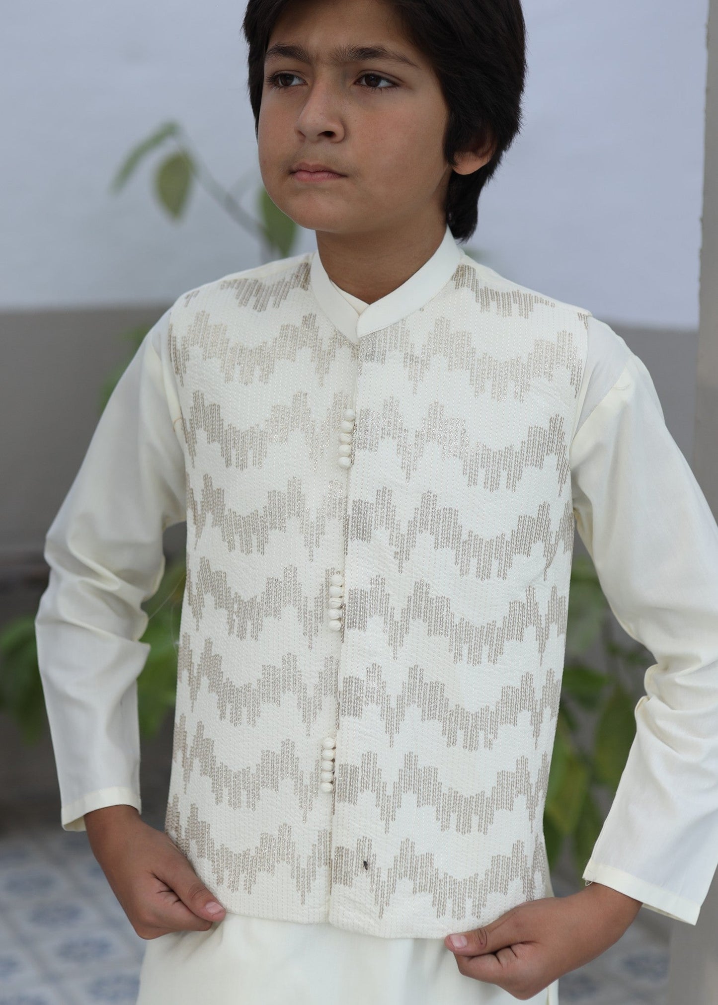 Seashell Waistcoat Suit KC 072