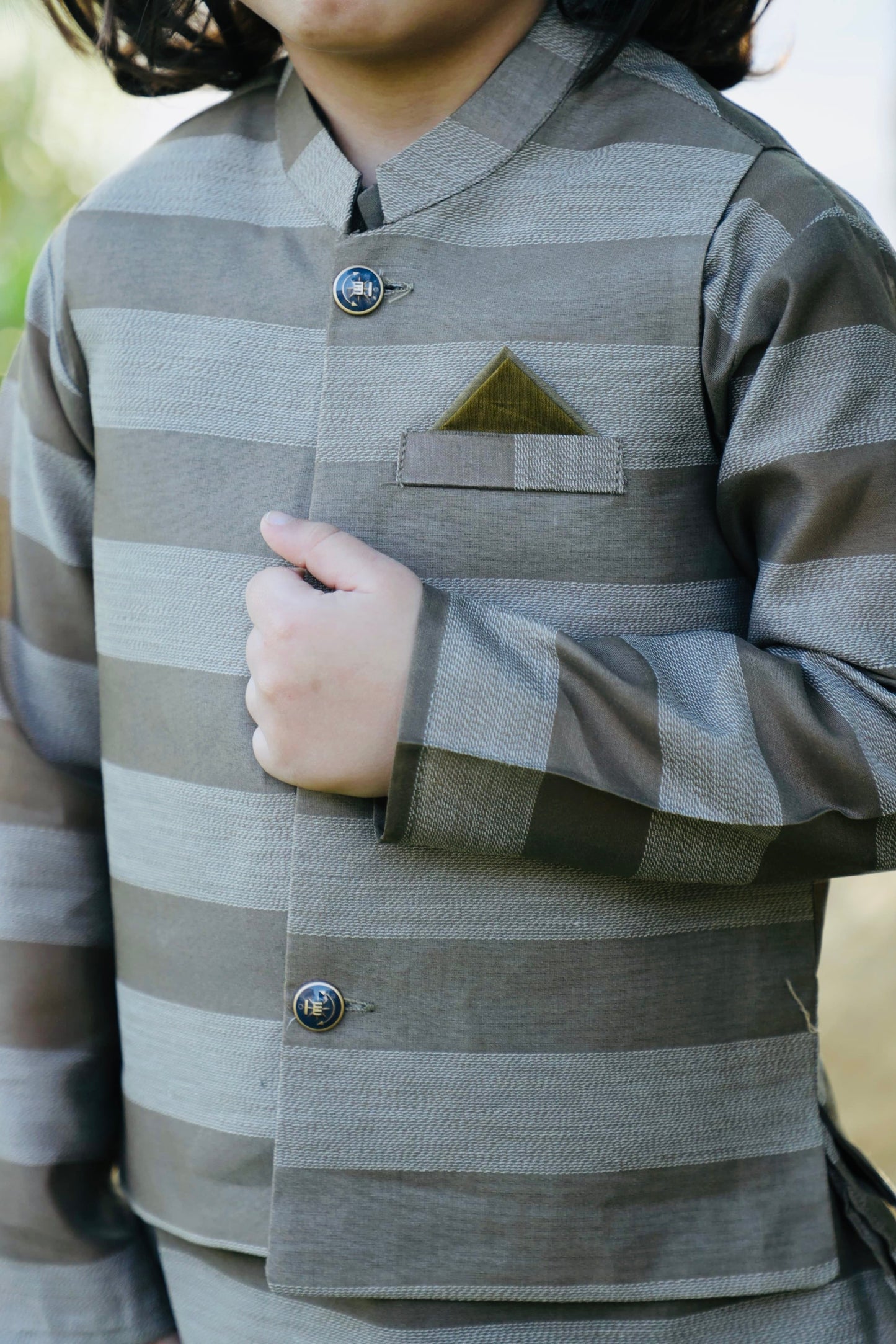 Smoke Grey Waistcoat Suit AHW 020