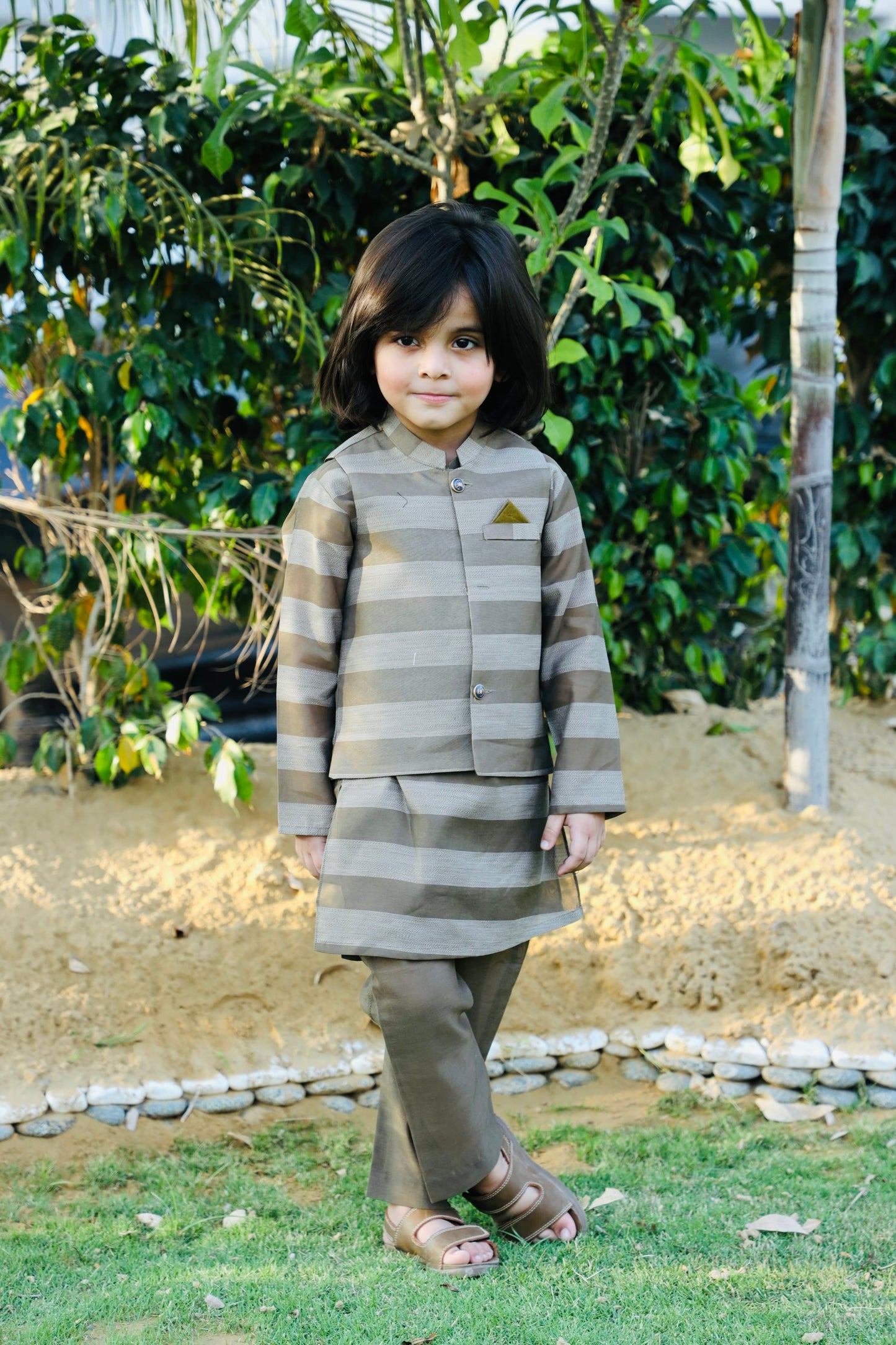 Smoke Grey Waistcoat Suit AHW 020