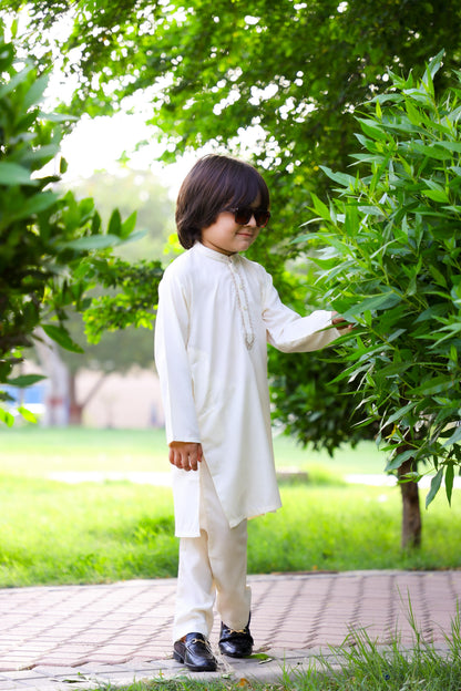 Ghost White Kurta Trouser - KE 020