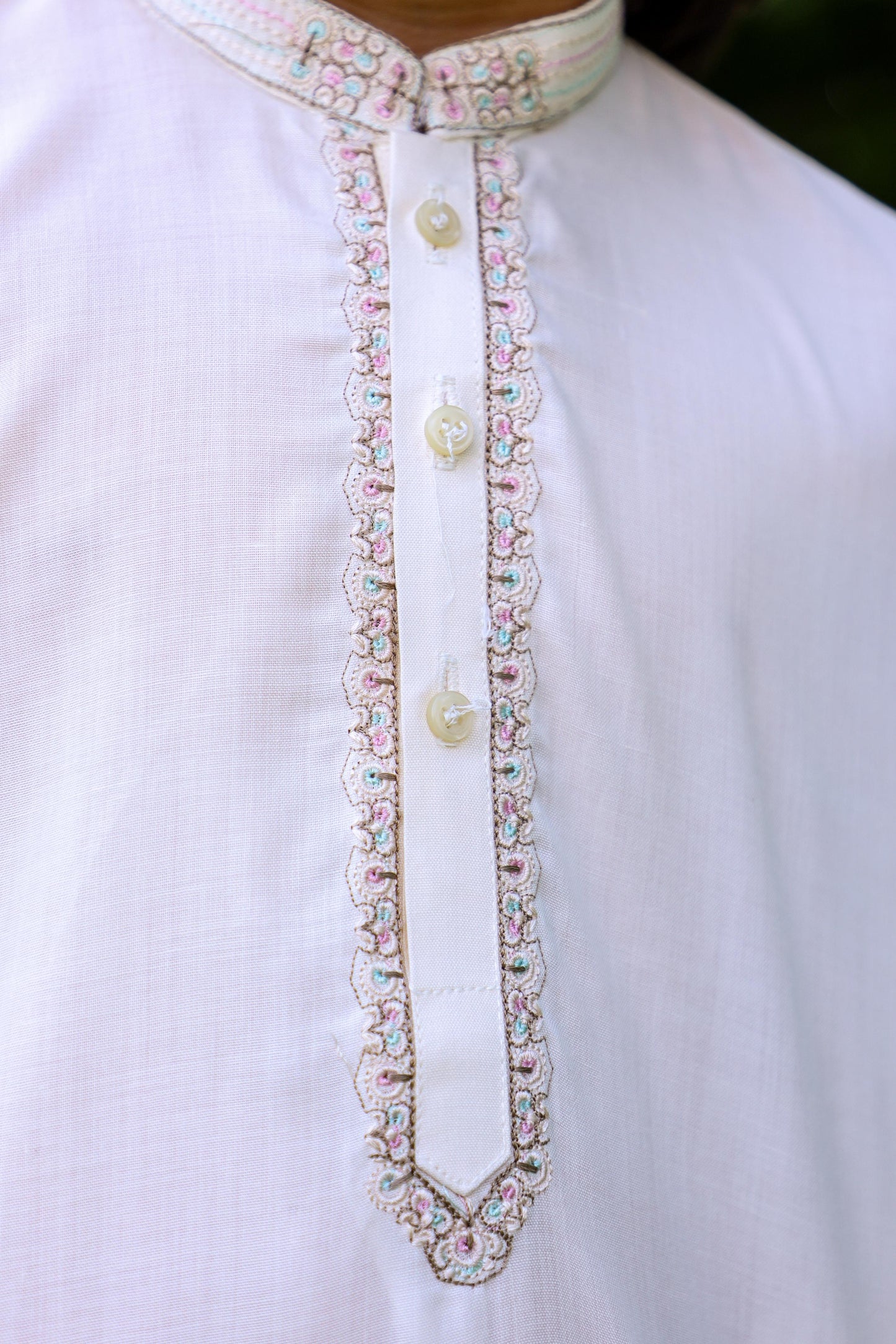 Ghost White Kurta Trouser - KE 020