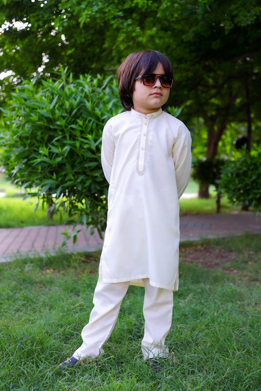 Ghost White Kurta Trouser - KE 020