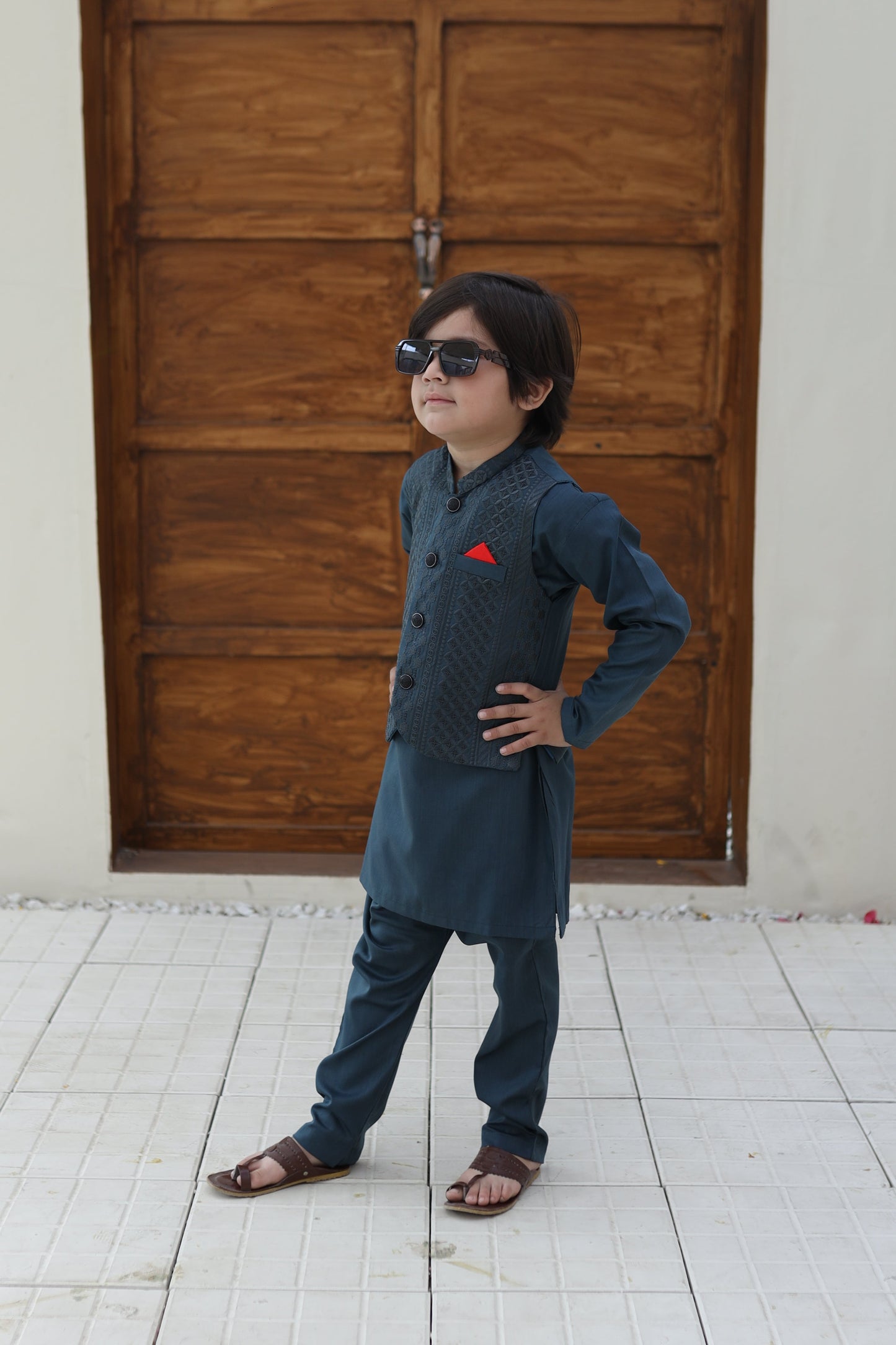 Eucalyptus Green Waistcoat Suit KC 066