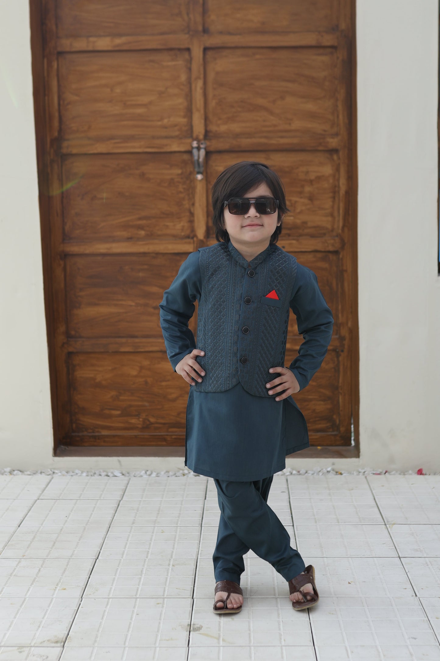 Eucalyptus Green Waistcoat Suit KC 066