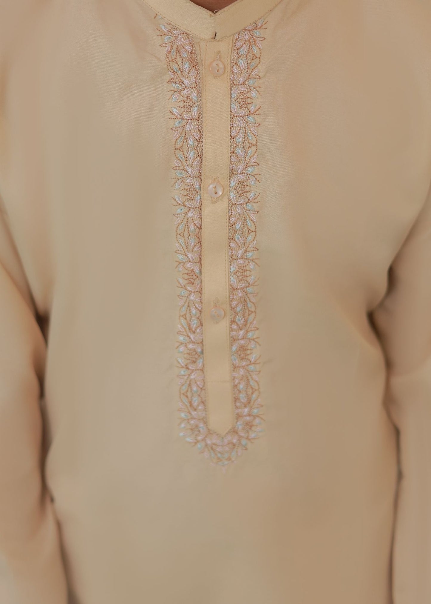 Cream Kurta Trouser - KE 008 -