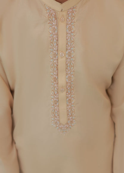 Cream Kurta Trouser - KE 008 -