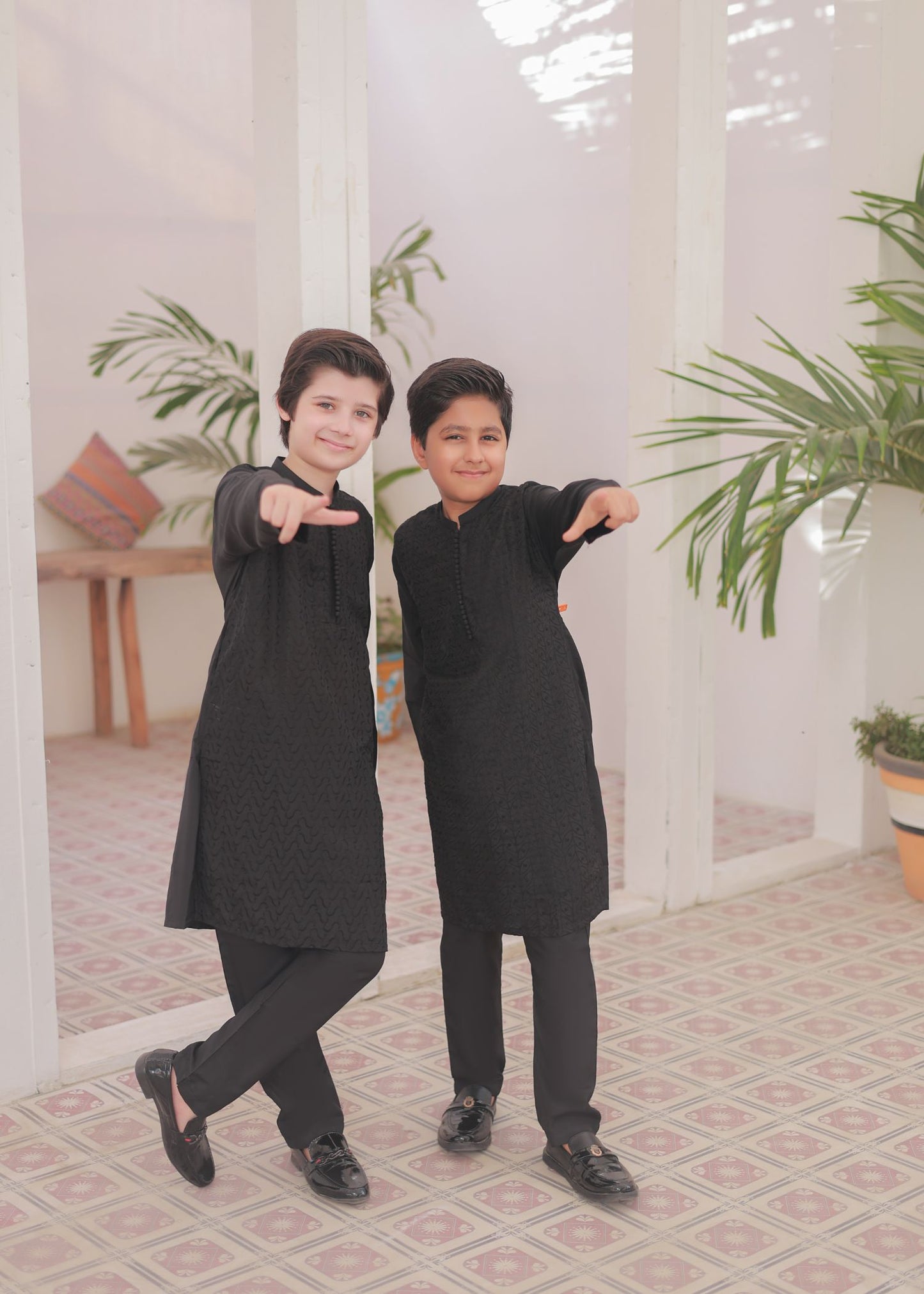 Pure Black Kurta Trouser - KE 011 -