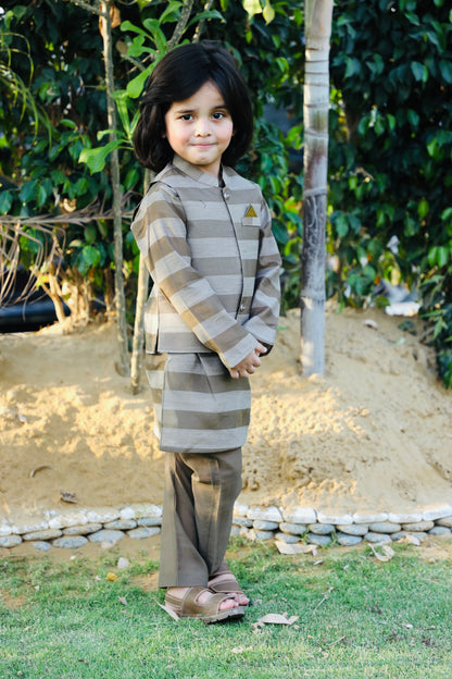 Smoke Grey Waistcoat Suit AHW 020