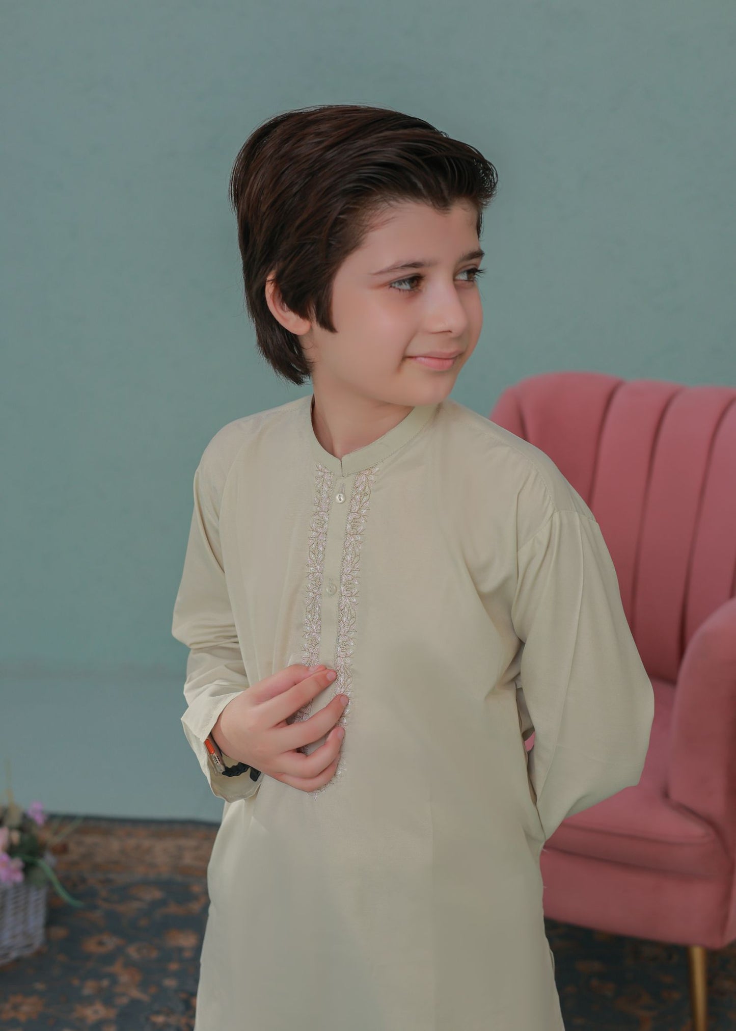Pastel Green Kurta Trouser - KE 008 -
