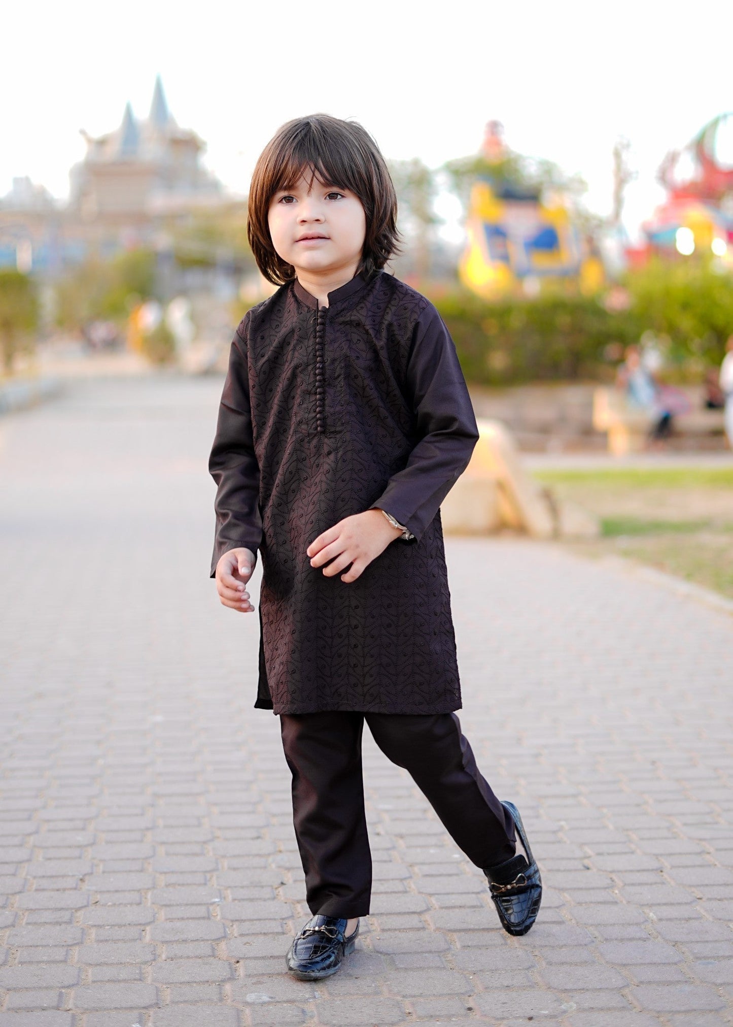 Dark Brown chicken Kurta Trouser - KE 002