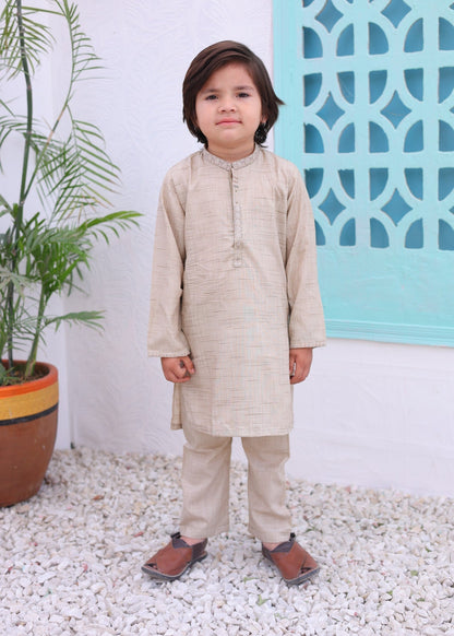 Beige Kurta Trouser -AH 002