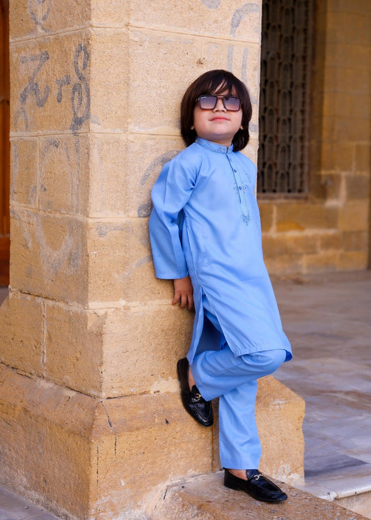 Blue Lagoon Kurta Trouser - KE 023
