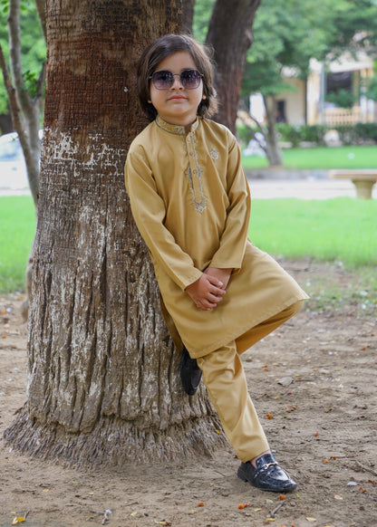 Mustard Kurta Trouser - KE 026