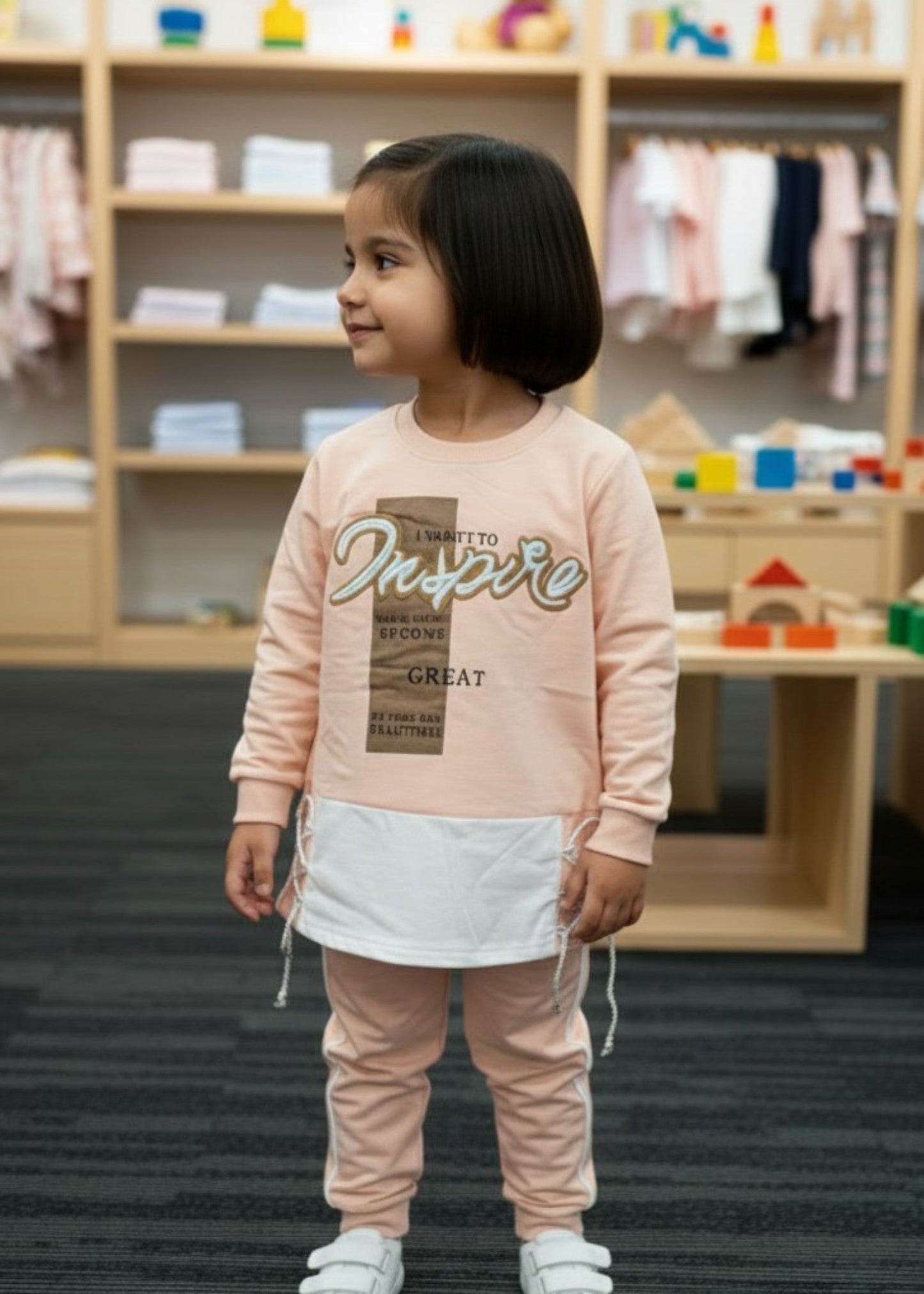 Blush Pink 2 Pcs Co Ord Set KH 026