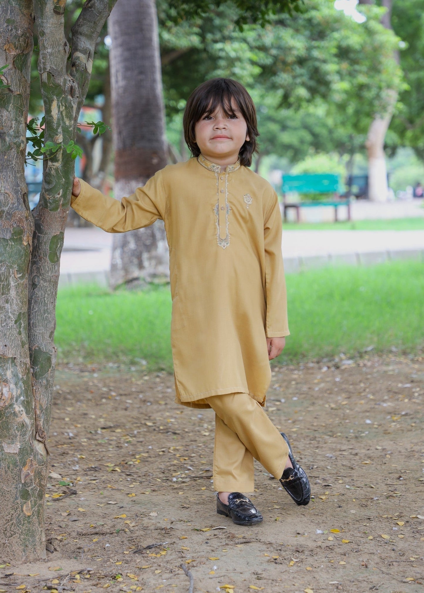 Mustard Kurta Trouser - KE 026