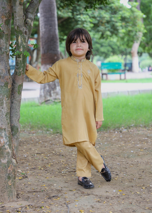 Mustard Kurta Trouser - KE 026