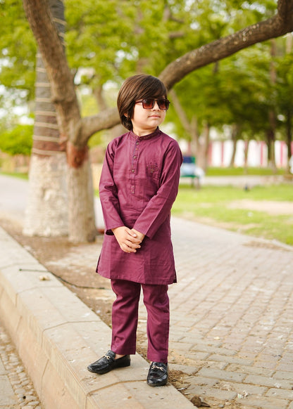 Berry Kurta Trouser-AH 047