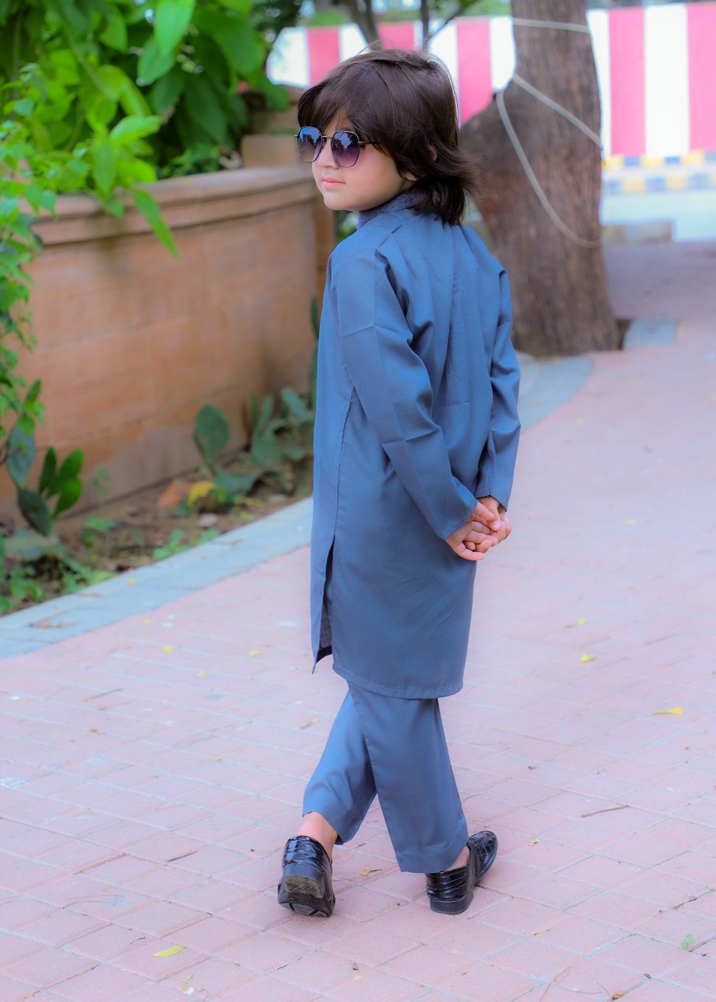 Cornflower Blue Kurta Trouser - KE 025