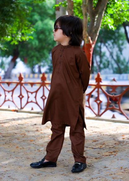 Chocolaty brown Kurta Trouser - KE 018