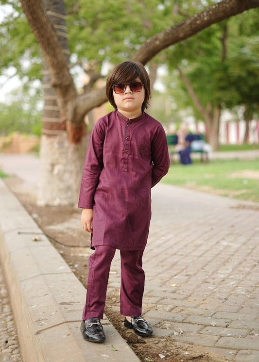Berry Kurta Trouser-AH 047