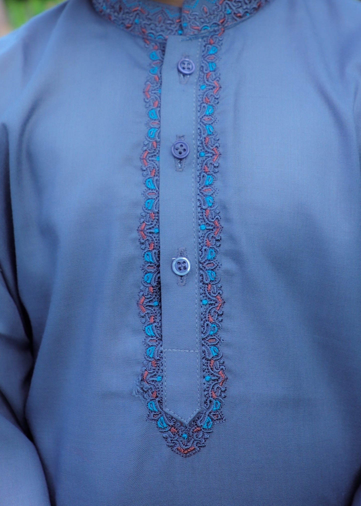 Cornflower Blue Kurta Trouser - KE 025