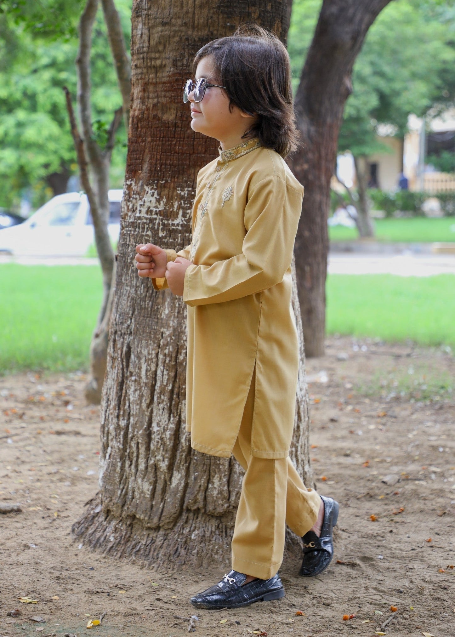 Mustard Kurta Trouser - KE 026