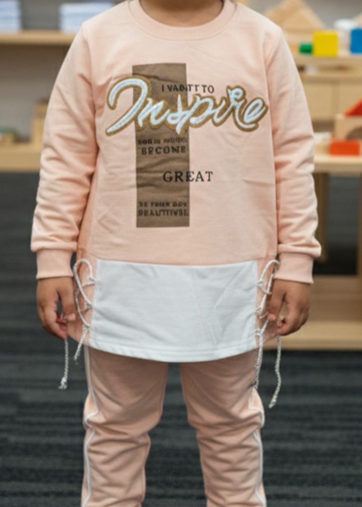 Blush Pink 2 Pcs Co Ord Set KH 026