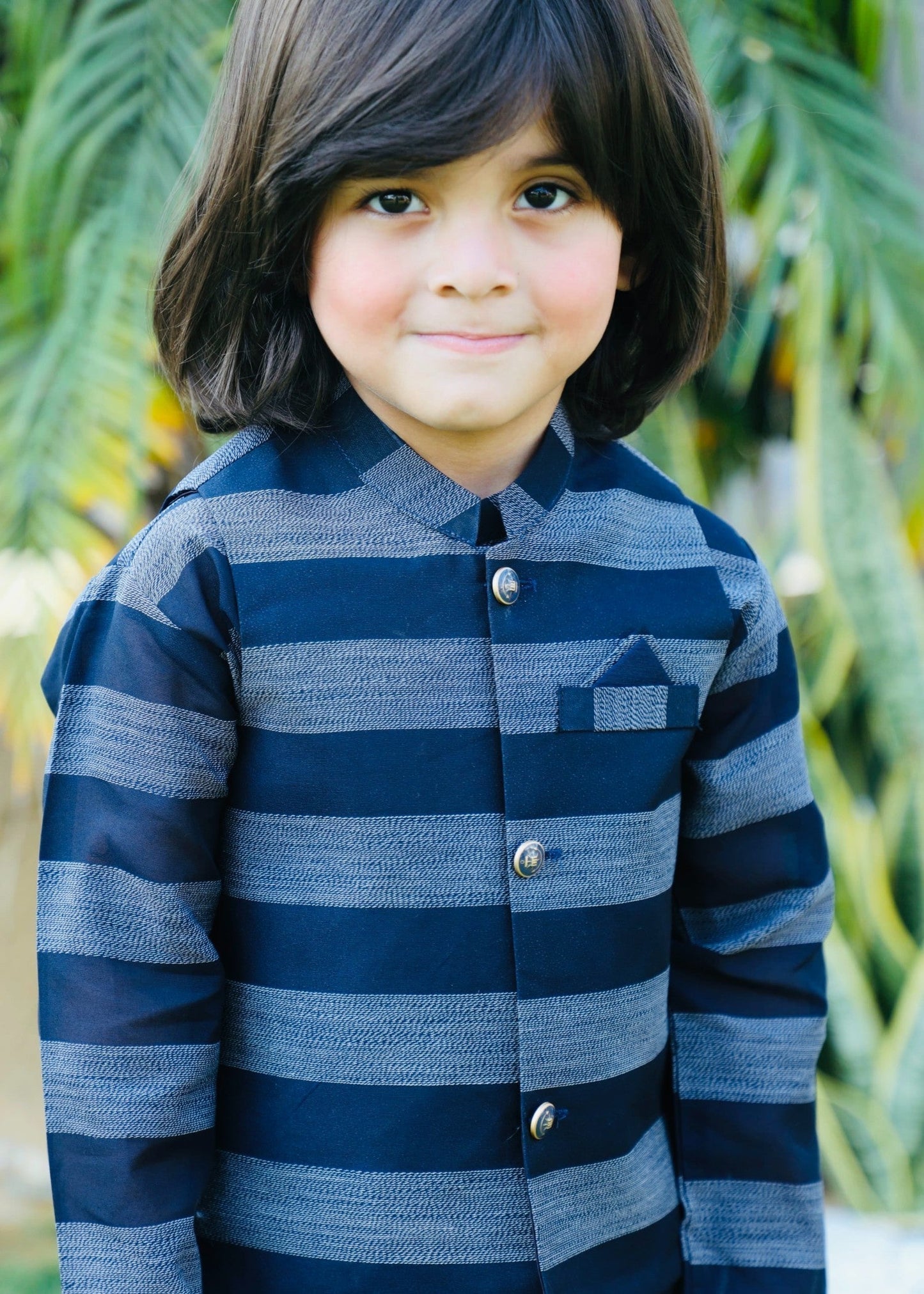 Midnight Blue Waistcoat Suit AHW 023