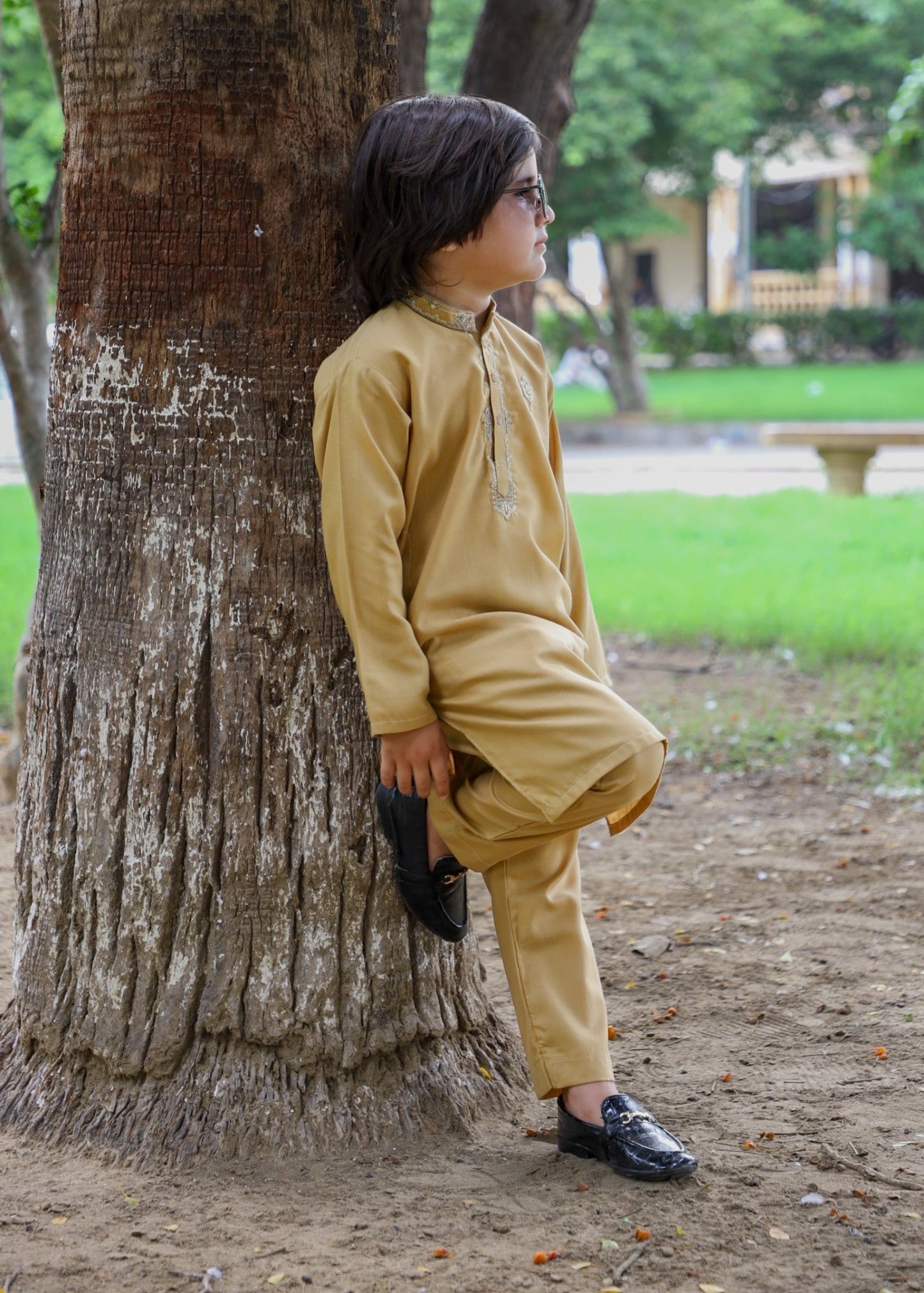Mustard Kurta Trouser - KE 026