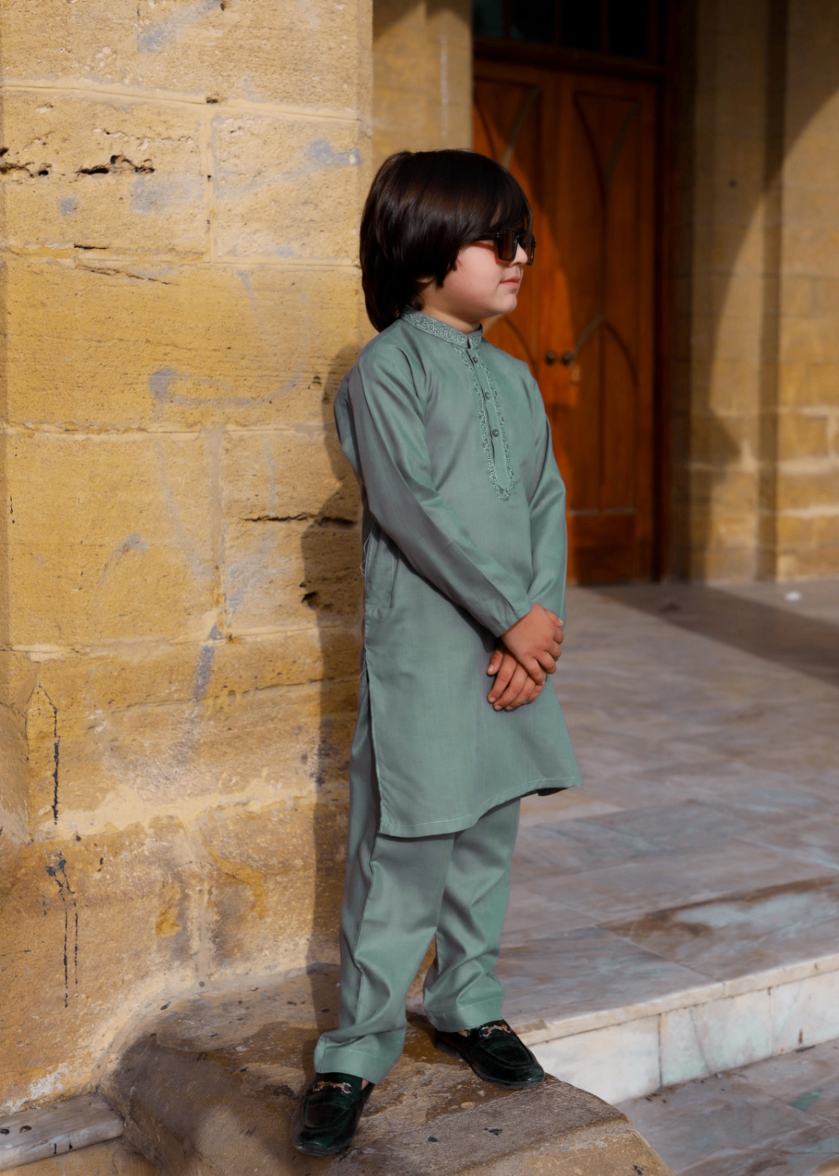 Pastel Green Kurta Trouser - KE 019