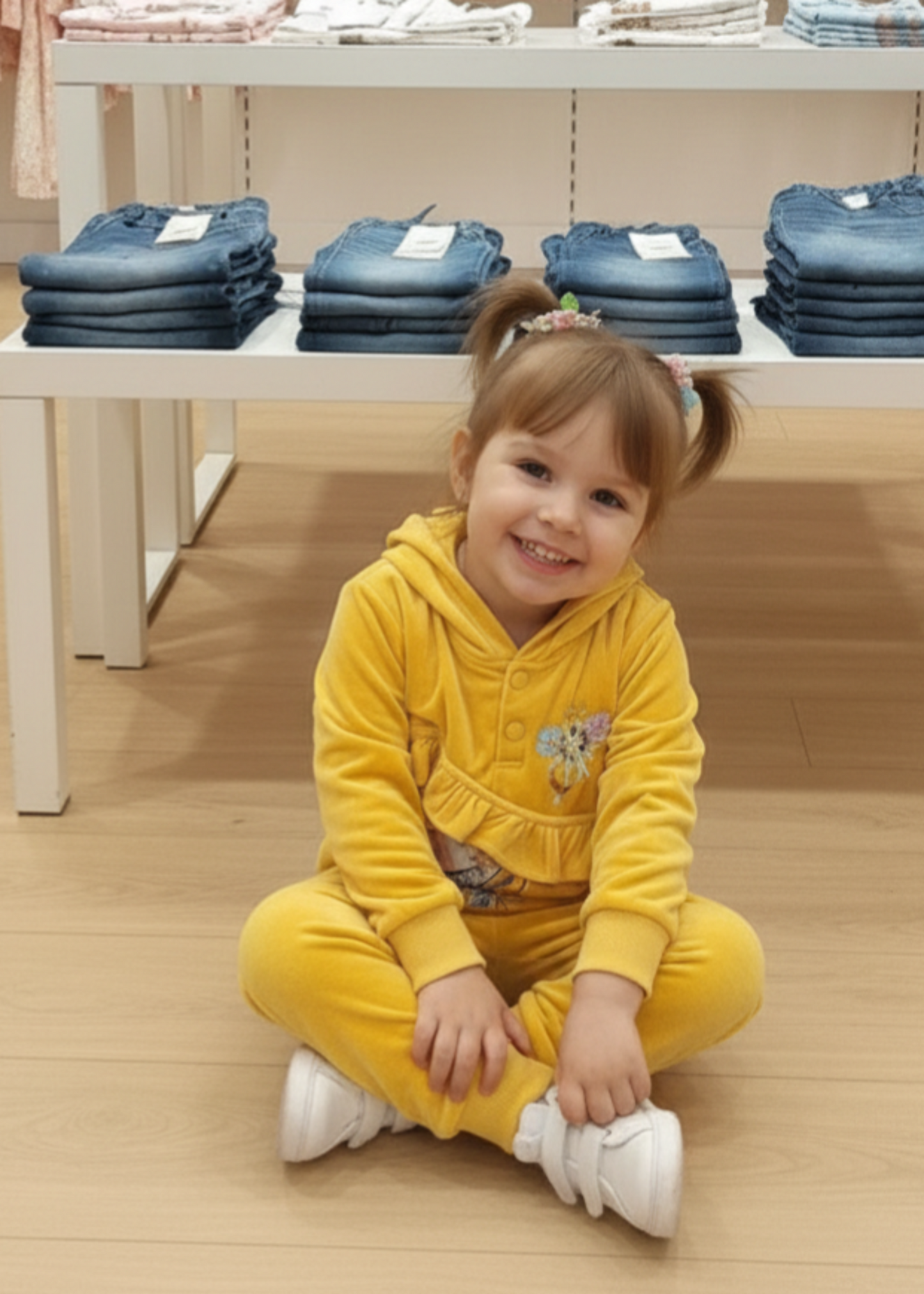 Mellow Yellow 2 Pcs Hoodie Suit KH 035